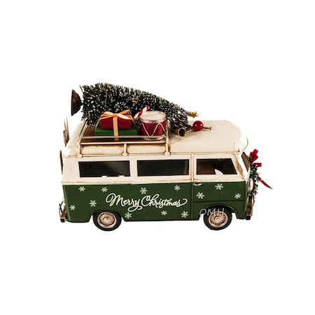Old Modern Handicrafts Handmade 1960S Volkswagen Bus Christmas Model AR037